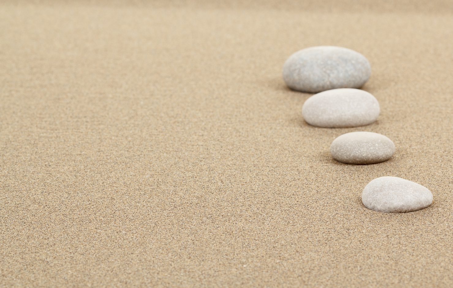 Zen Stones in Sand